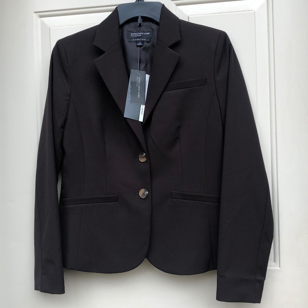 NWT. Jones New York Collection Stretch Blazer/ Suit Jacket. Size 2
